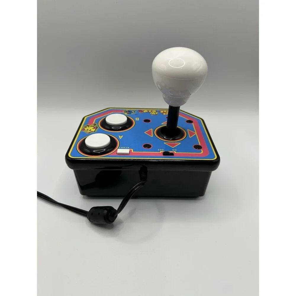 VINTAGE 1993 Bandai Namco Ms Pac-man Plug N Play TV Joystick Video Game Retro !!